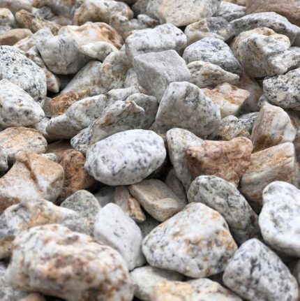 Granit Alb Rotunjit 6-9cm