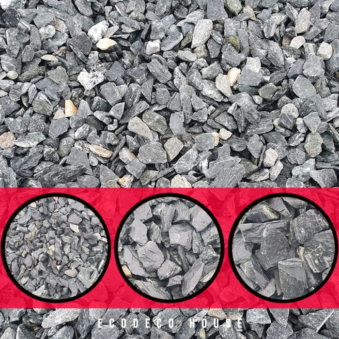 Piatră colțuroasă neagra 1-1.6cm