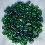 Pietricele Sticlă Decorativă Verde Sac 1 KG