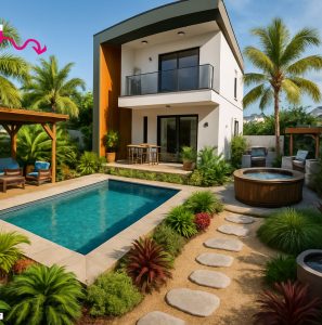 design gradina Tropicala