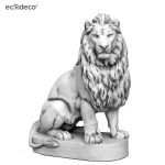 Leu decorativ din beton dreapta 135cm